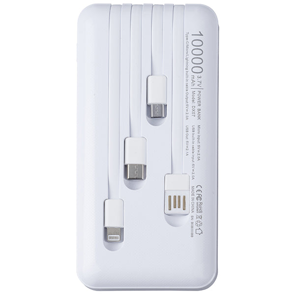 פאוור בנק סוללת גיבוי 10,000mAh