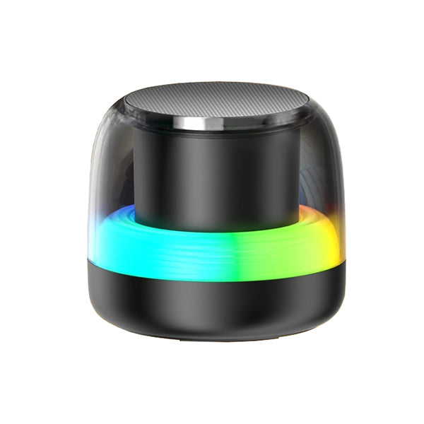 רמקול Bluetooth מעוצב עם תאורת אווירה RGB מתחלפת