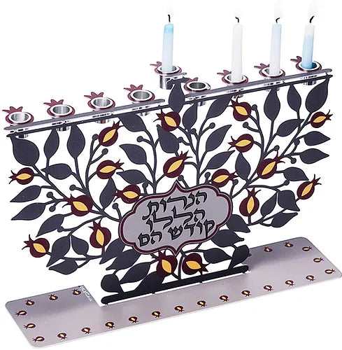 חנוכיה רימונים